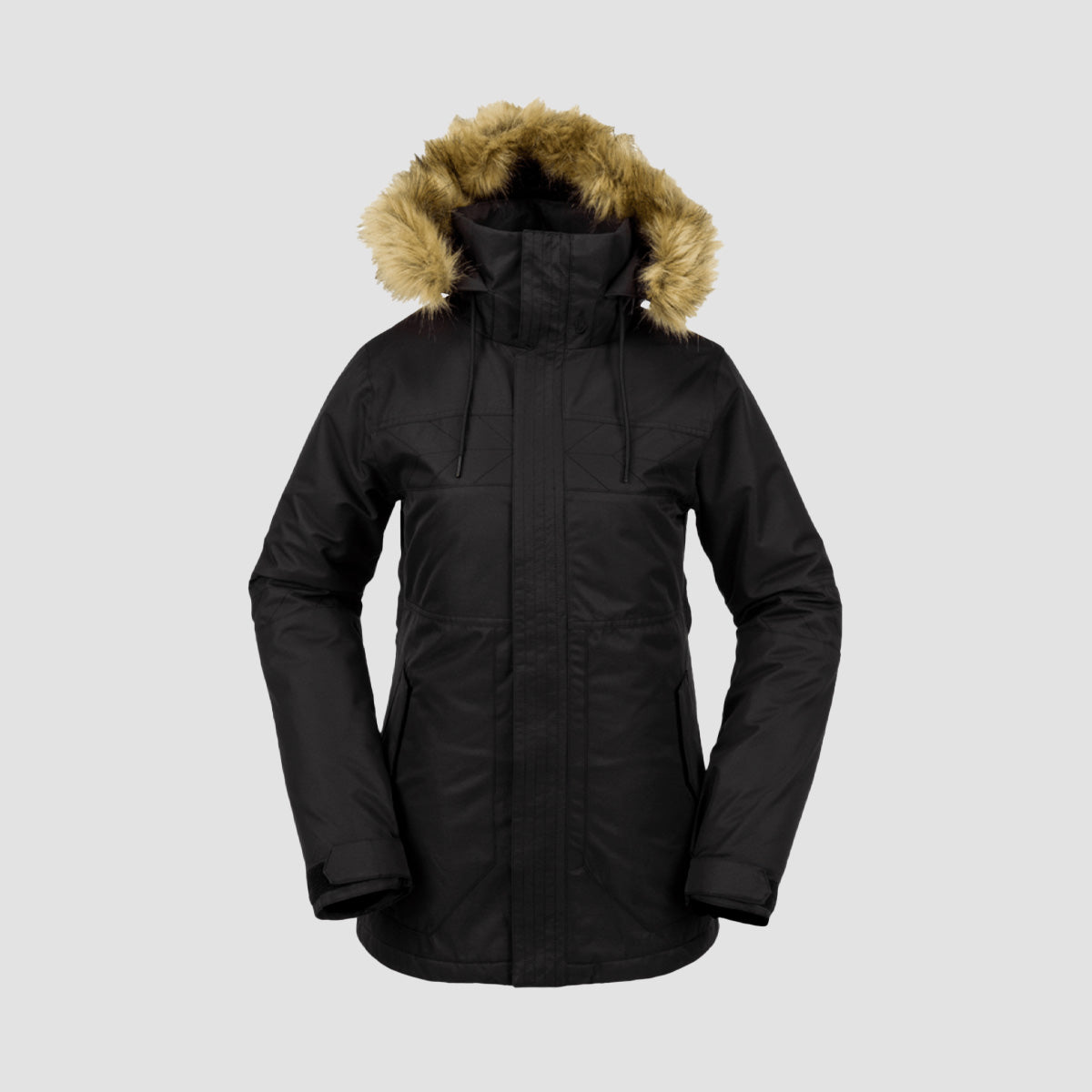 Volcom Fawn Ins Snow Jacket Black - Womens