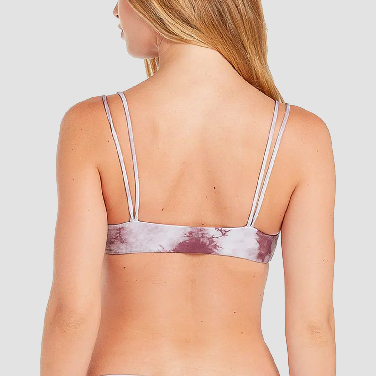 Volcom Follow The Cloud Scoop Bikini Top Eggplant - Womens