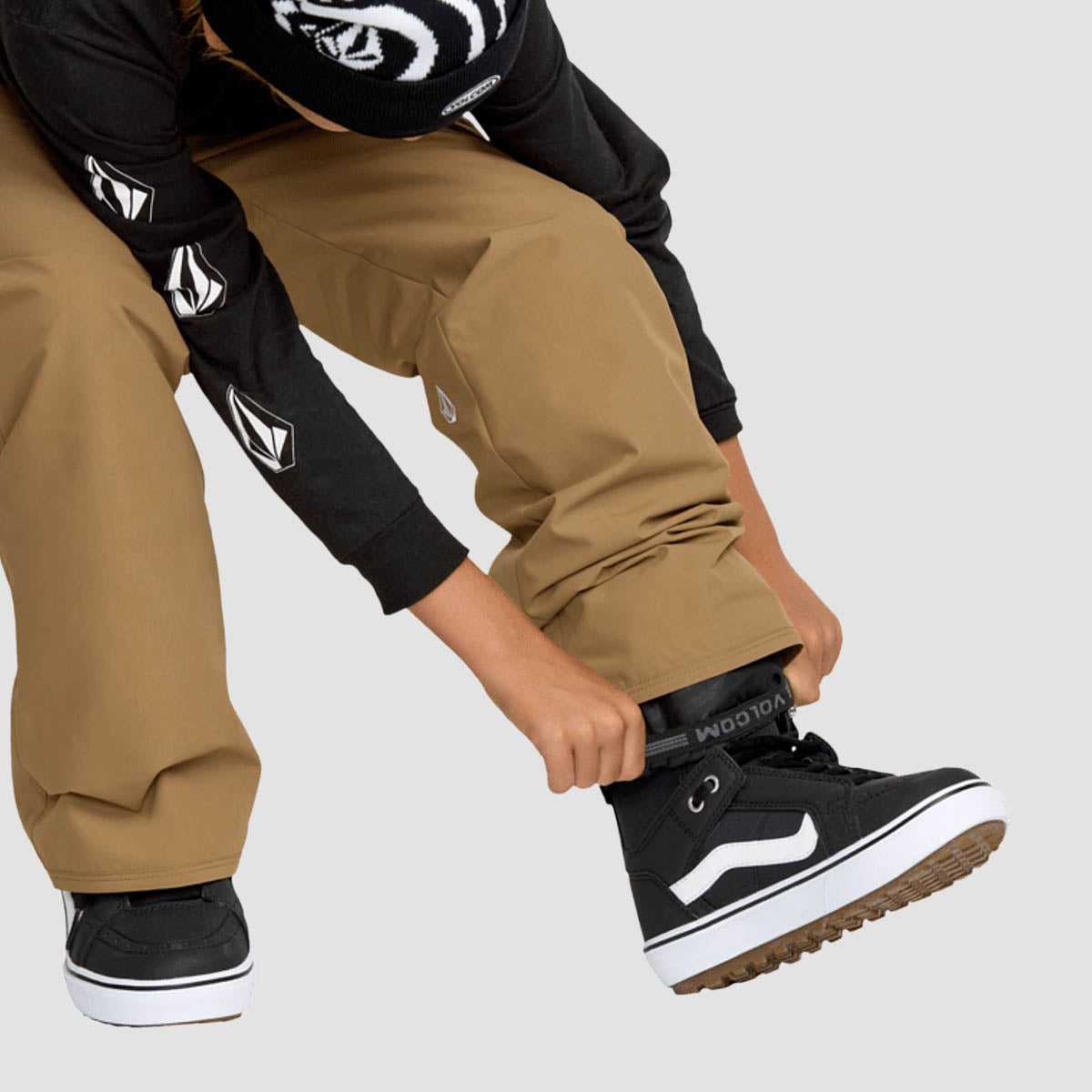 Volcom Freakin Chino Youth Ins Snow Pants Bronze - Kids