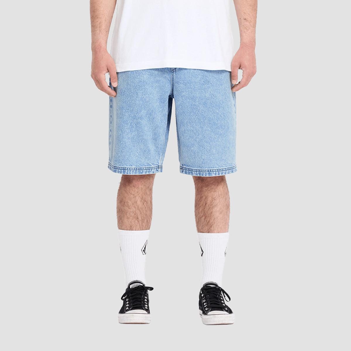 Volcom Freazy 22" Denim EW Shorts Pale Aqua