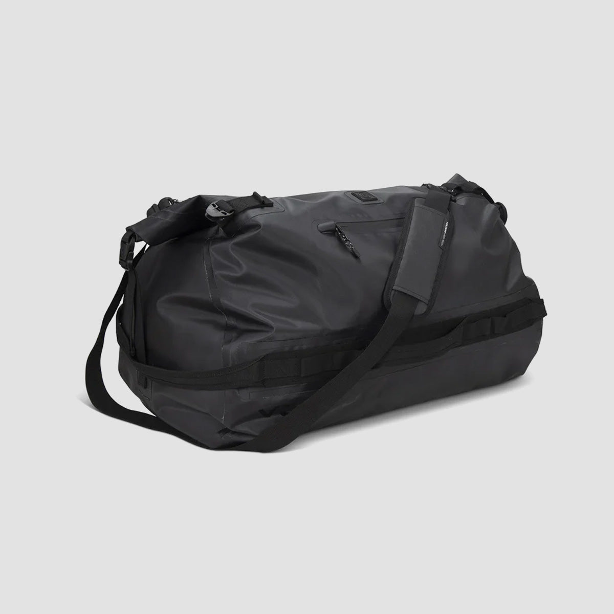 Volcom Frequency 68.7L Roll-Top Duffel Bag Black