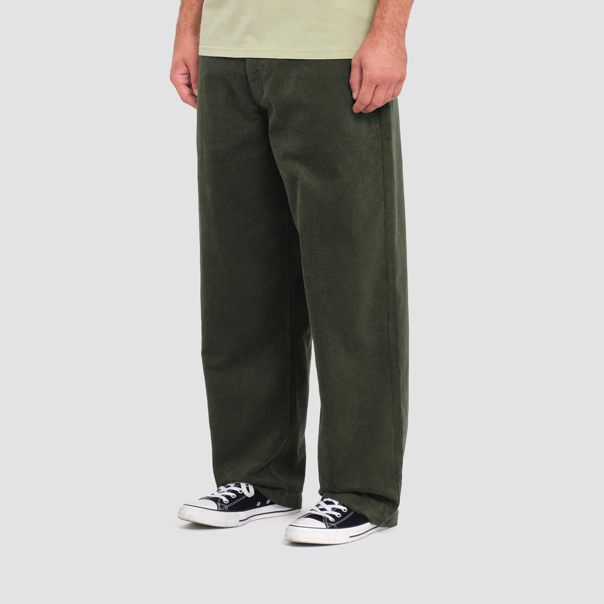 Volcom Frickin Loose Tapered Cord Pants Squadron Green