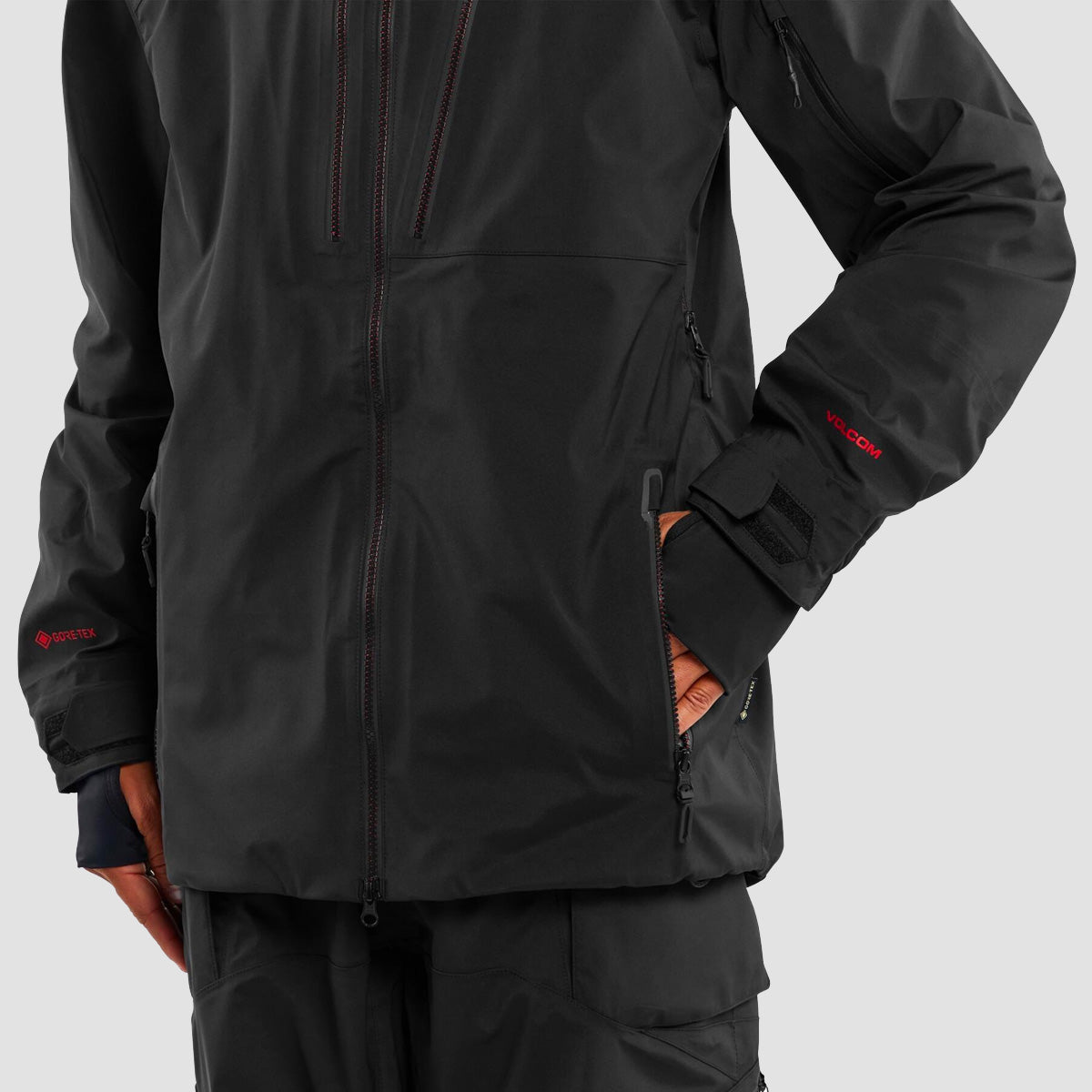 Volcom Guch Stretch Gore Snow Jacket Black