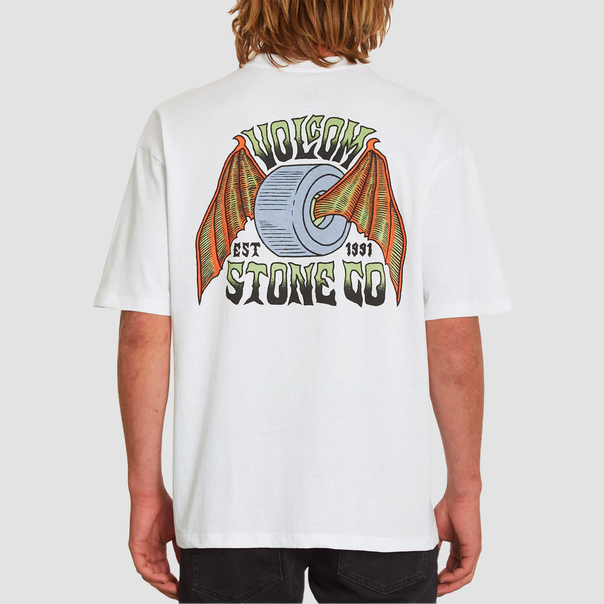 Volcom Hell Wheel LSE T-Shirt White