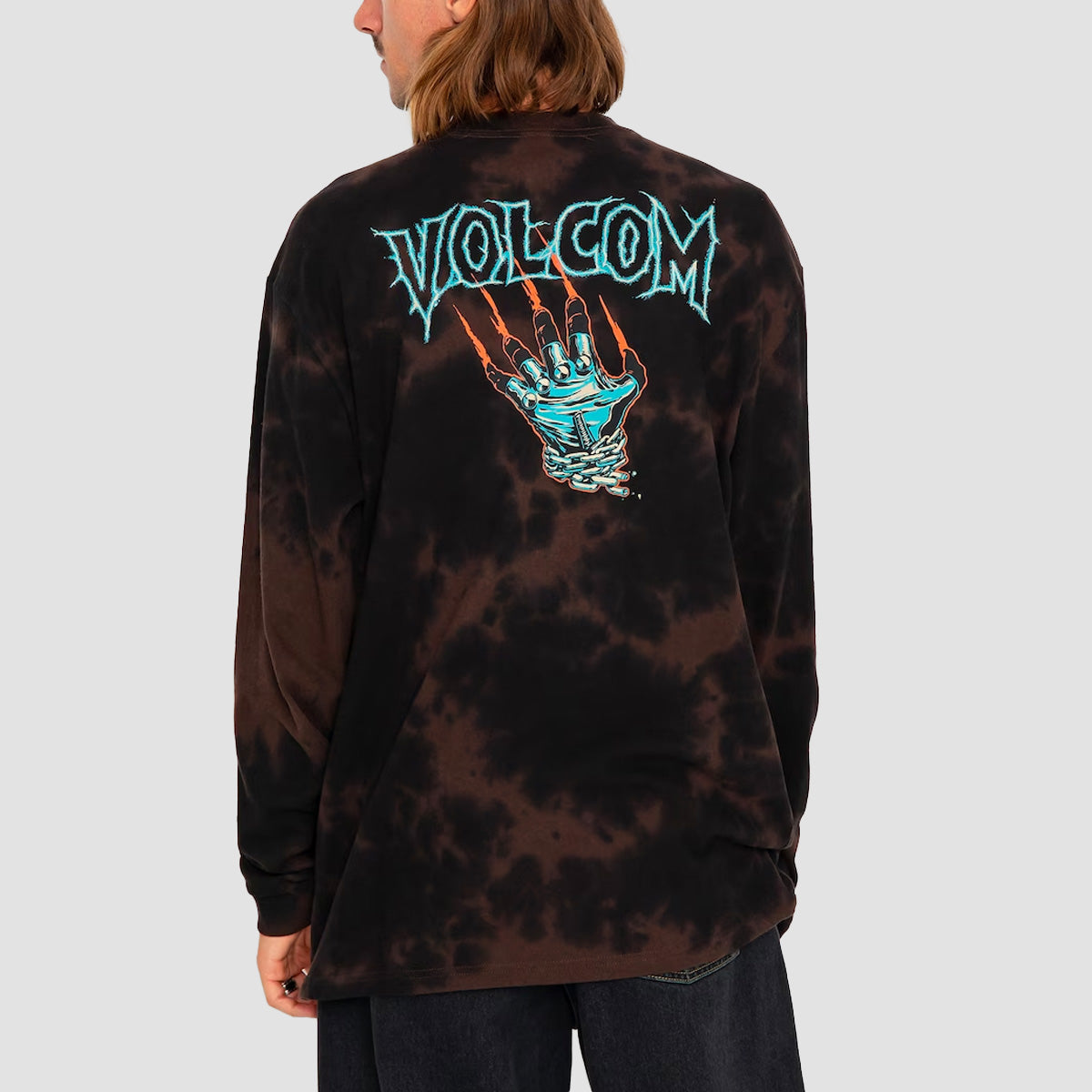 Volcom Howl At The Moon FA Max Sherman Longsleeve T-Shirt Bitter Chocolate