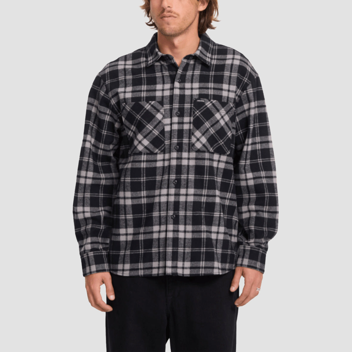 Volcom Hunkstone Longsleeve Shirt Moonbeam