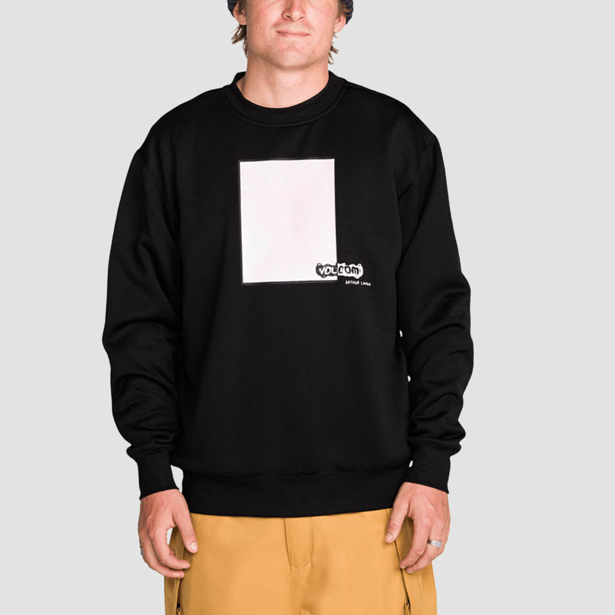 Volcom Hydro Crew Sweatshirt Black