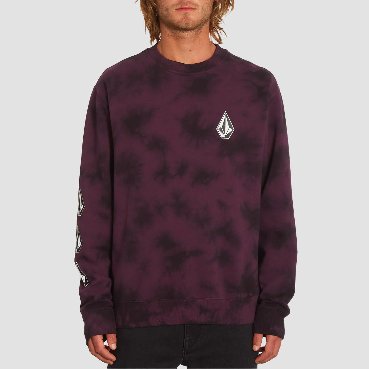 Volcom Iconic Stone Plus Crew Sweat Mulberry