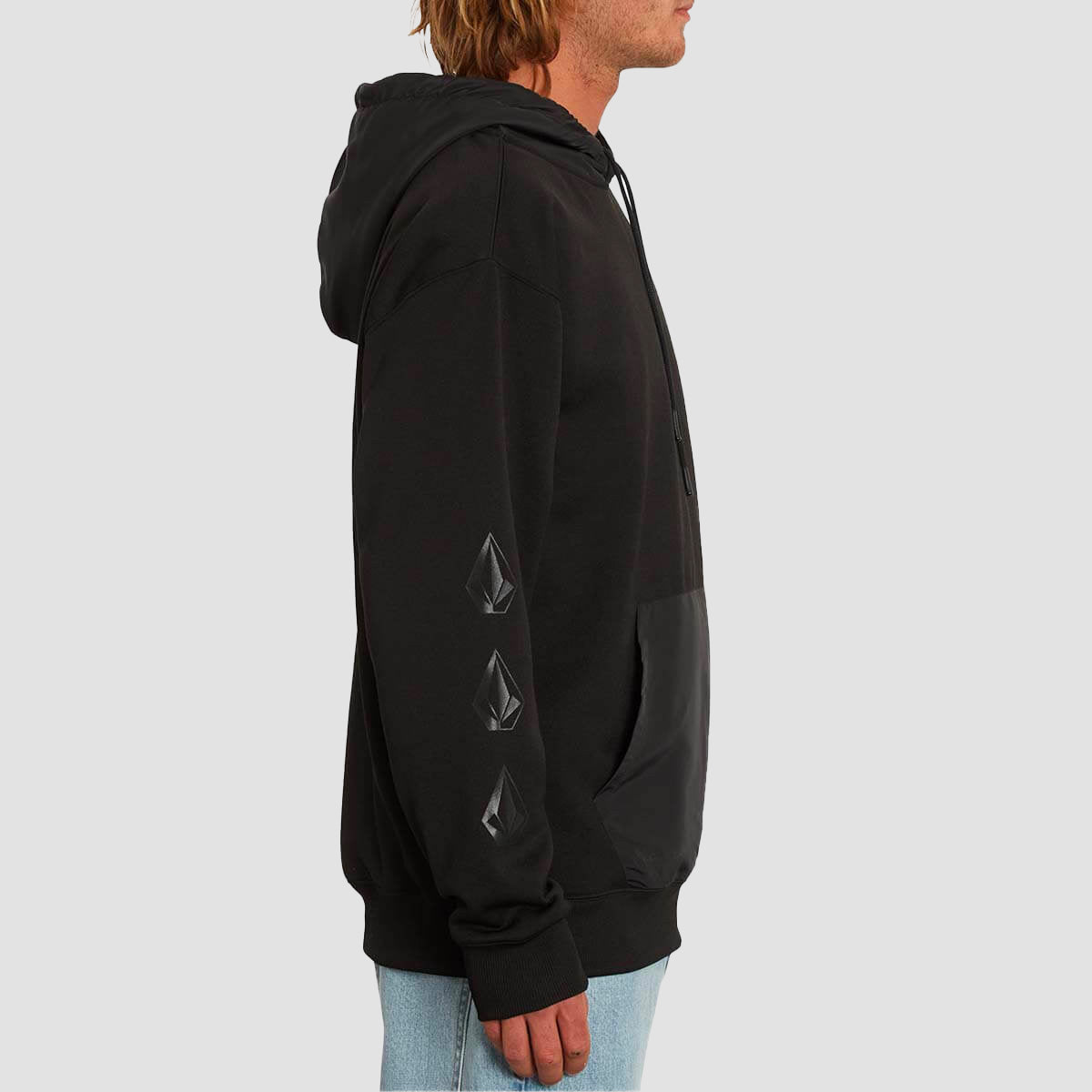 Volcom Iconic Tech Pullover Hoodie Black