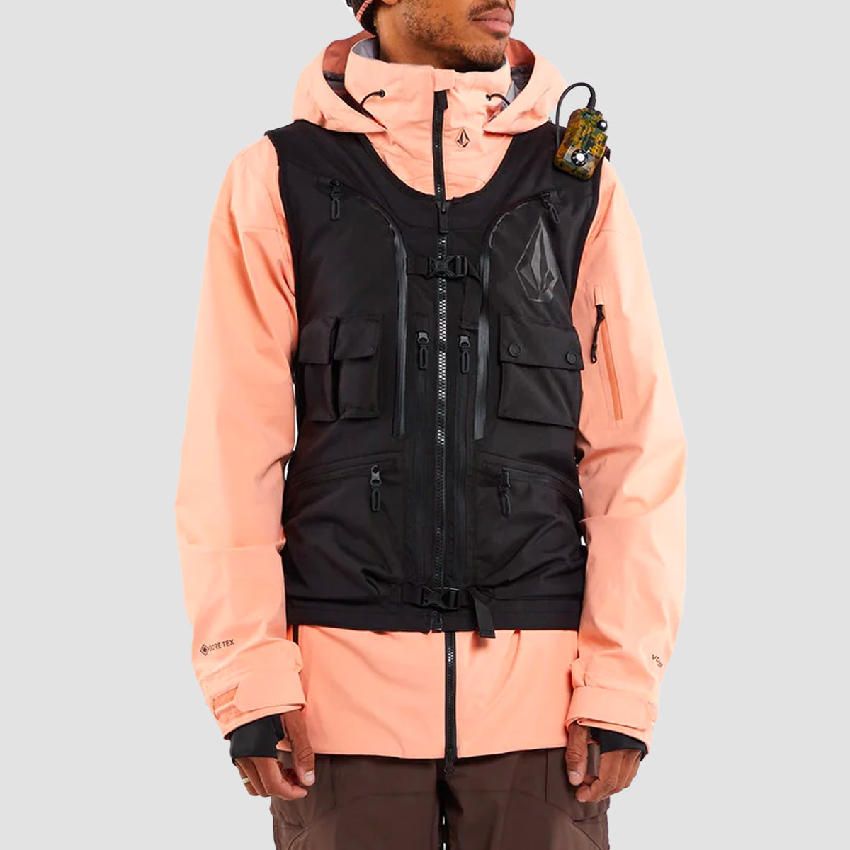 Volcom Iguchi Slack Snow Vest Black