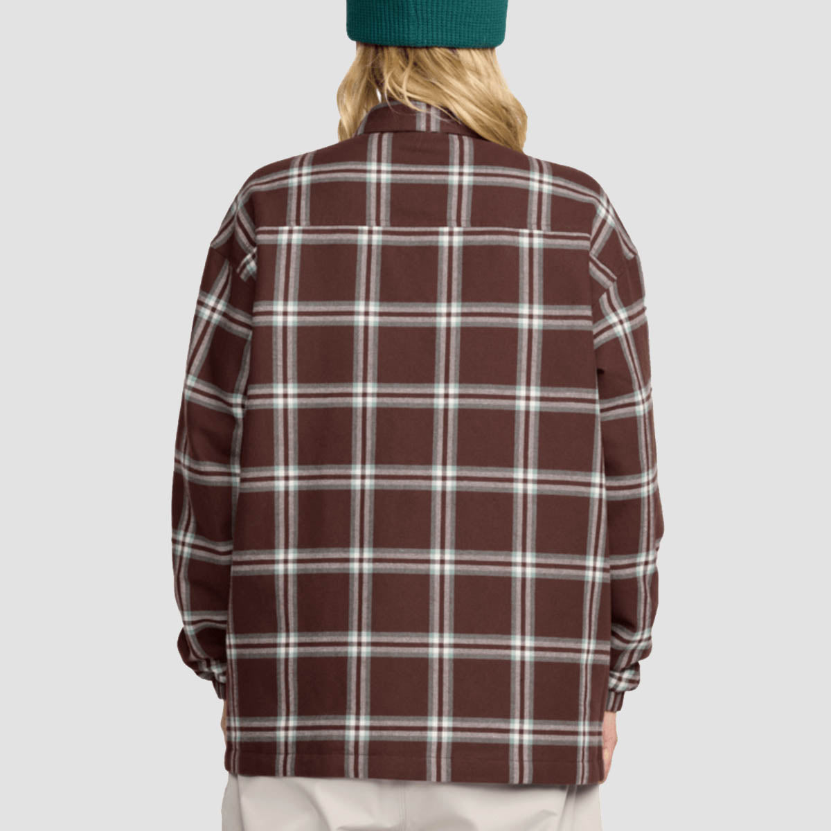 Volcom Ins Riding Flannel Jacket Oxblood - Womens