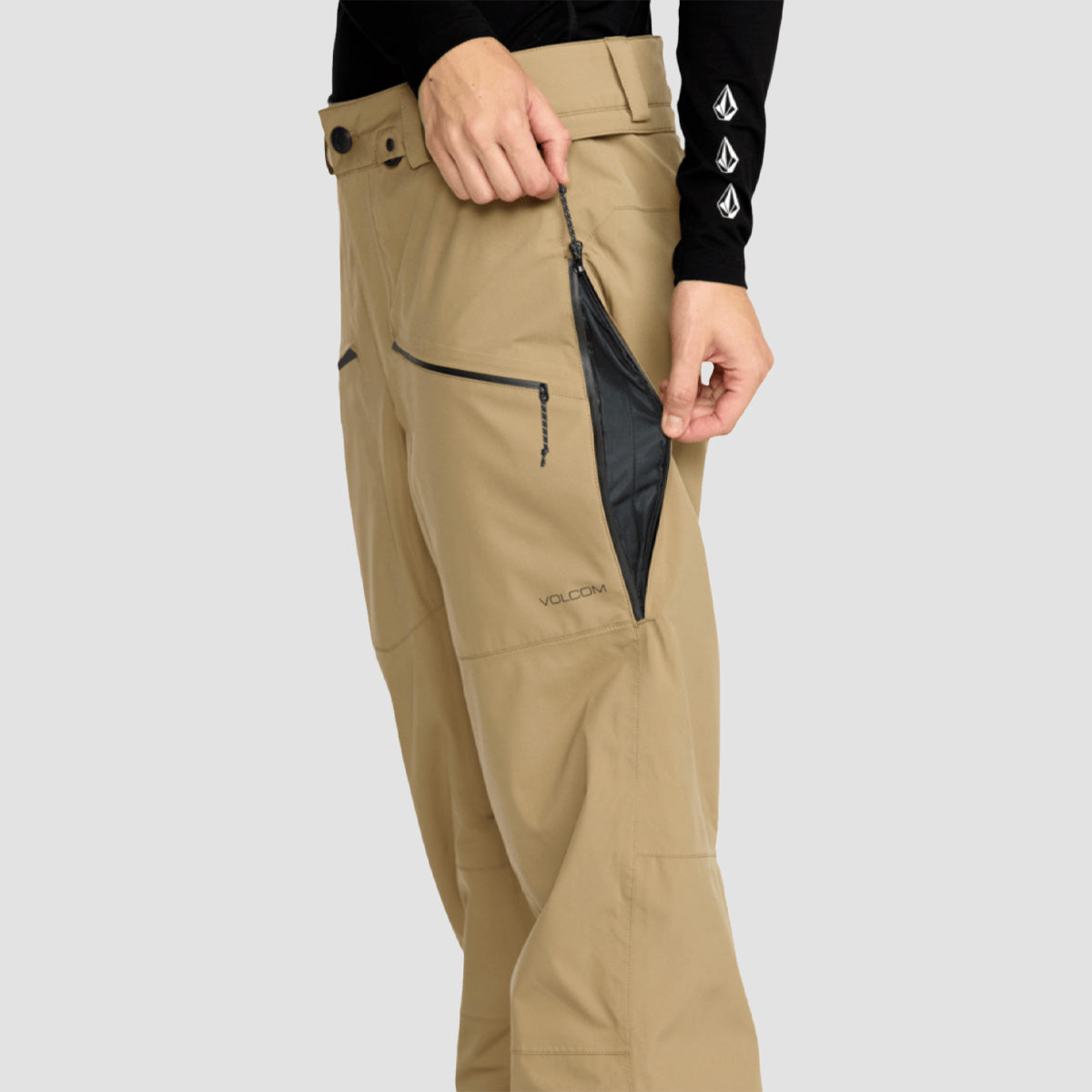 Volcom Karat Stretch 30K Snow Pants Bronze - Womens