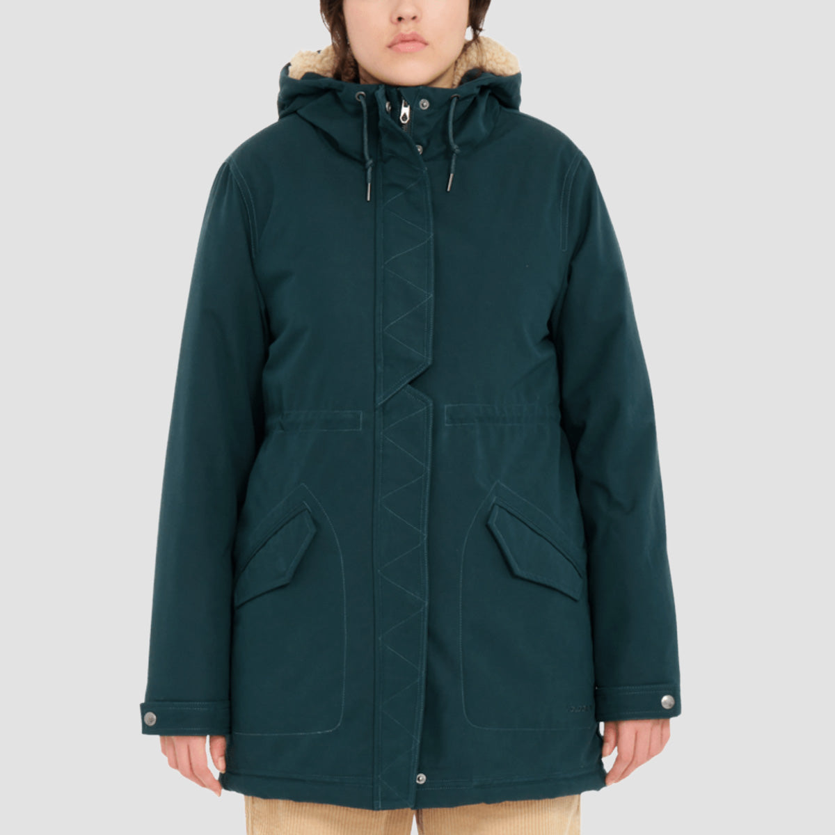 Volcom Less Is More 5K Parka Jacket Ponderosa Pine - Womens