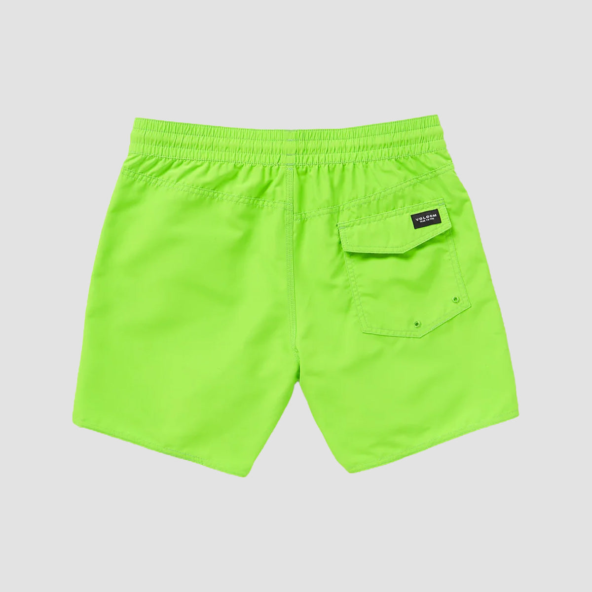 Volcom Lido Solid 16" Boardshorts Electric Green