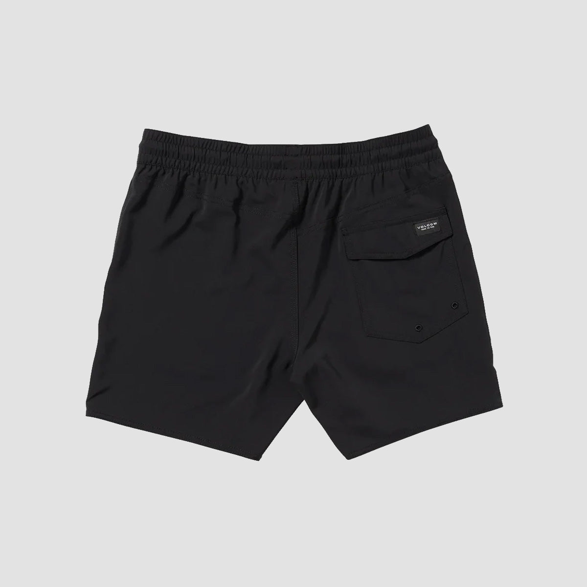 Volcom Lido Solid Trunk 16" Boardshorts Black