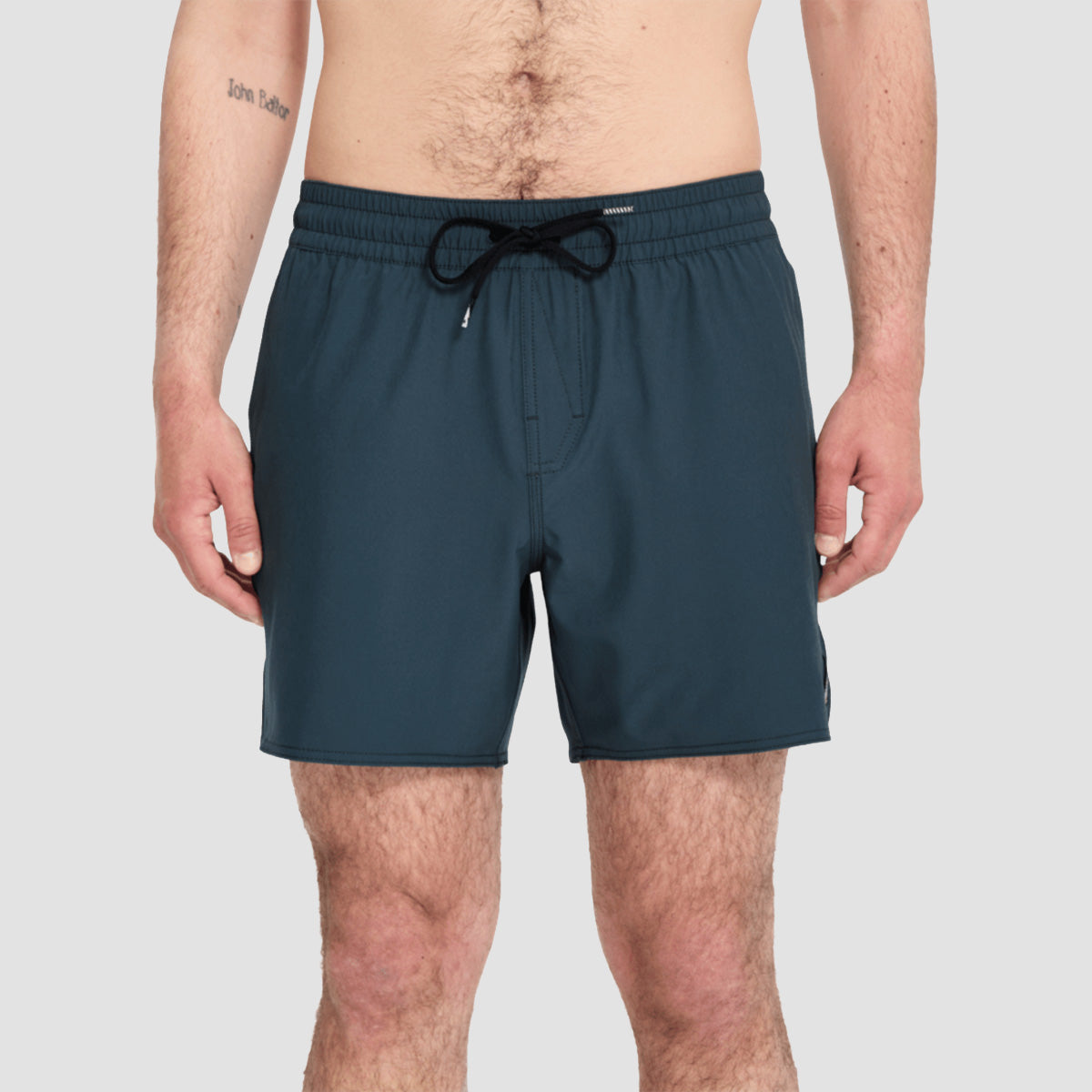 Volcom Lido Solid Trunk 16" Boardshorts Midnight Blue