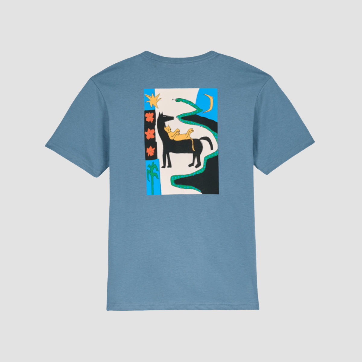 Volcom Longosnake T-Shirt Blue Wash - Kids