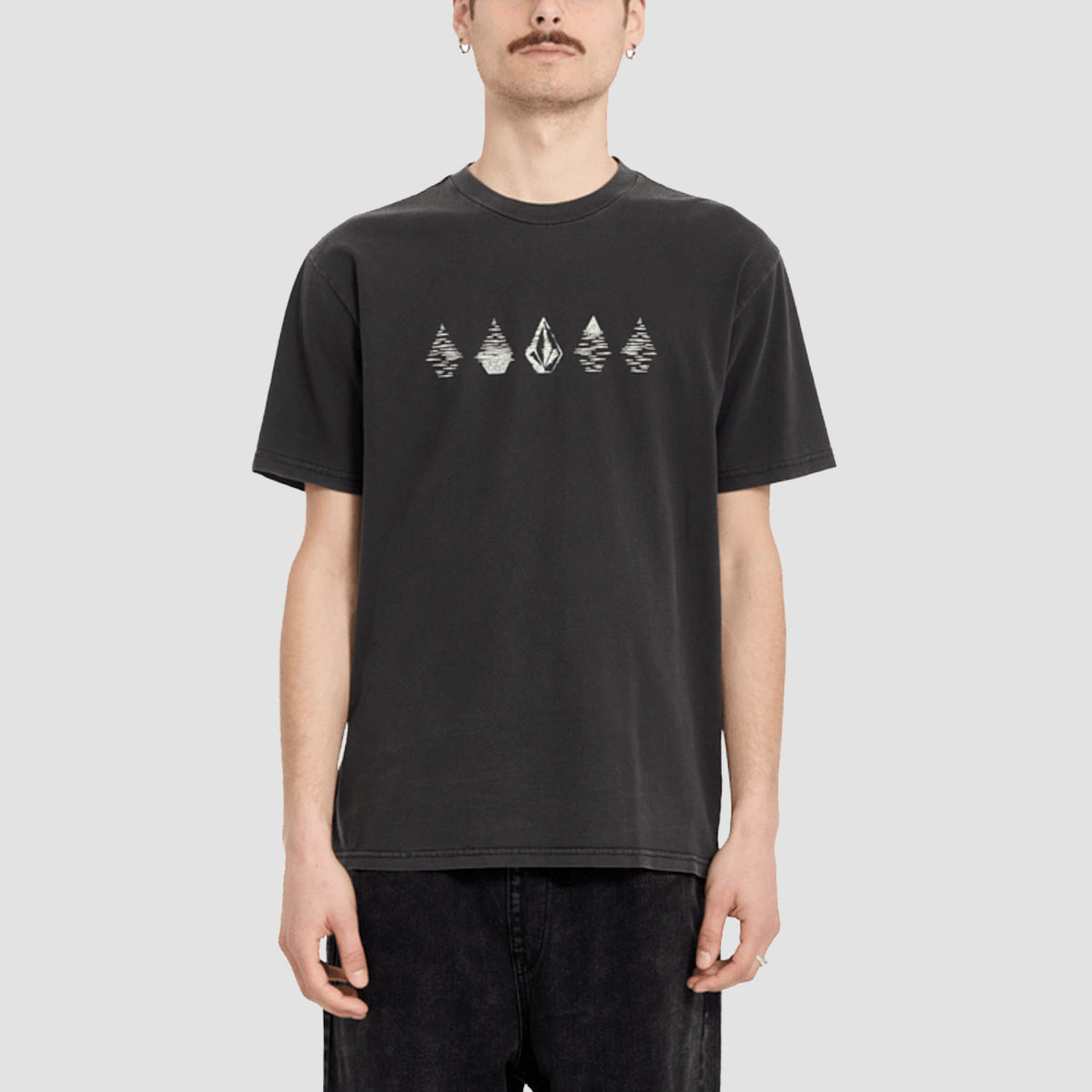 Volcom Lunar Phases T-Shirt Black