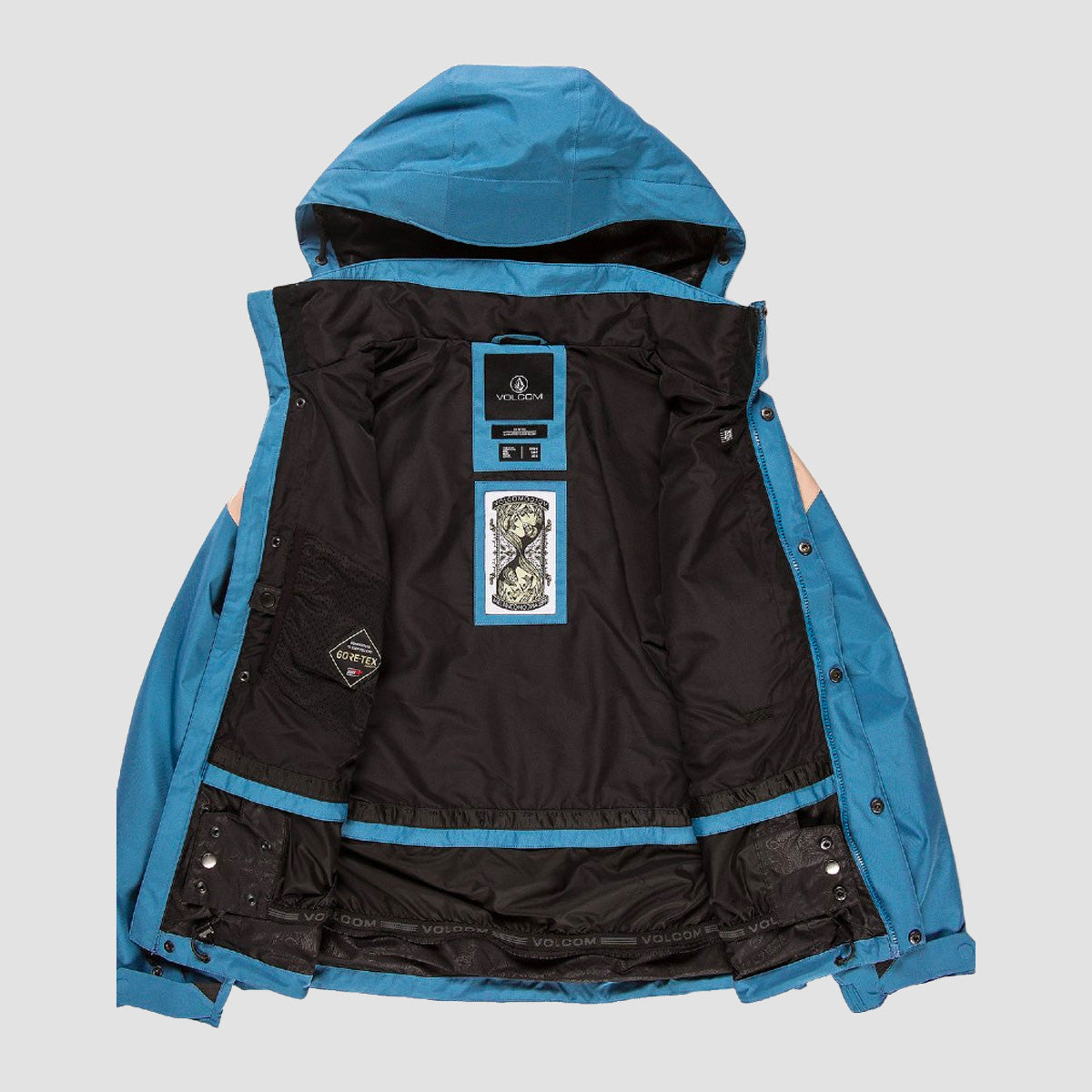 Volcom Melancon Gore-Tex Snow Jacket Petrol Blue - Womens