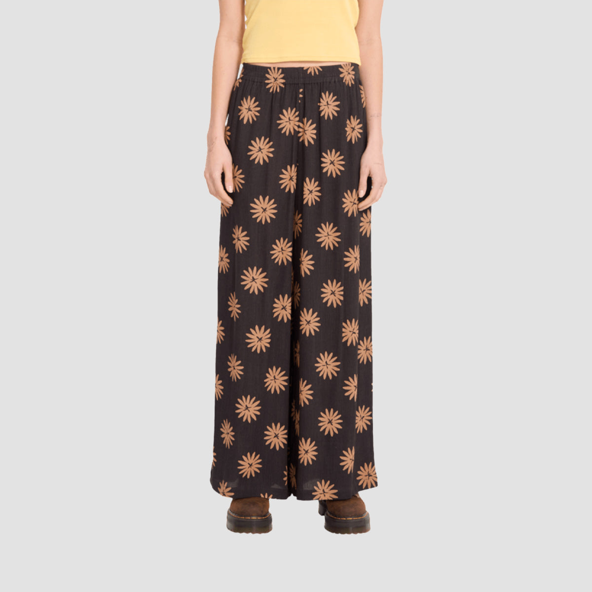 Volcom Midnite Ramble Pants Vintage Black - Womens