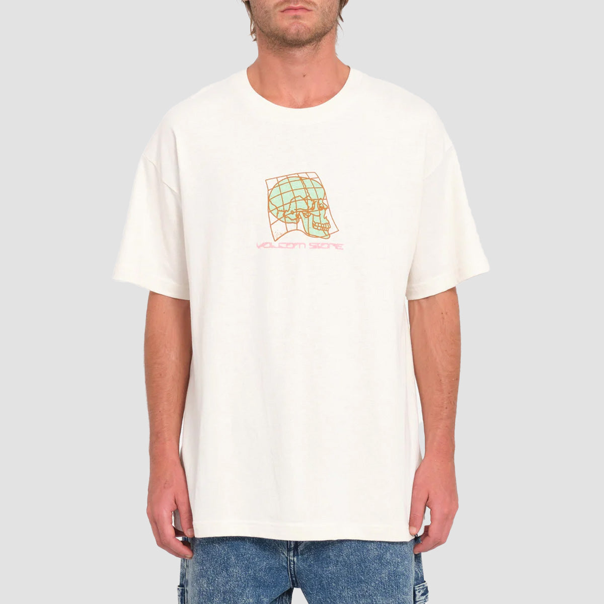 Volcom Mindoor Lse T-Shirt Dirty White