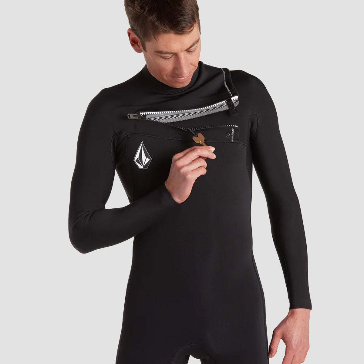 Volcom Modulator 2/2mm Longsleeve Spring Wetsuit Black