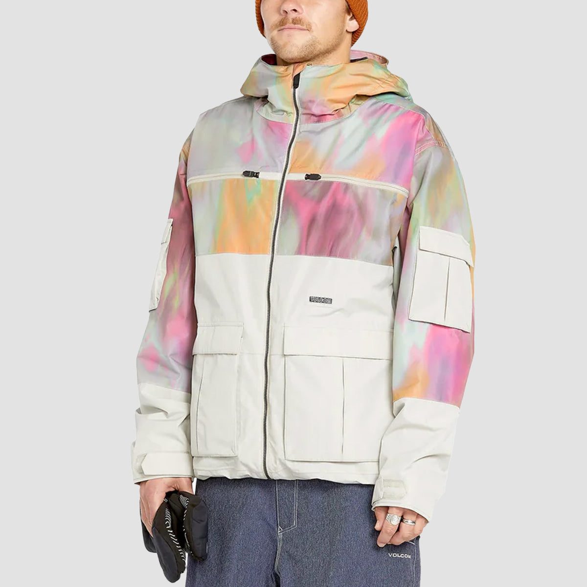 Volcom Nightbreaker 20K Snow Jacket Grey