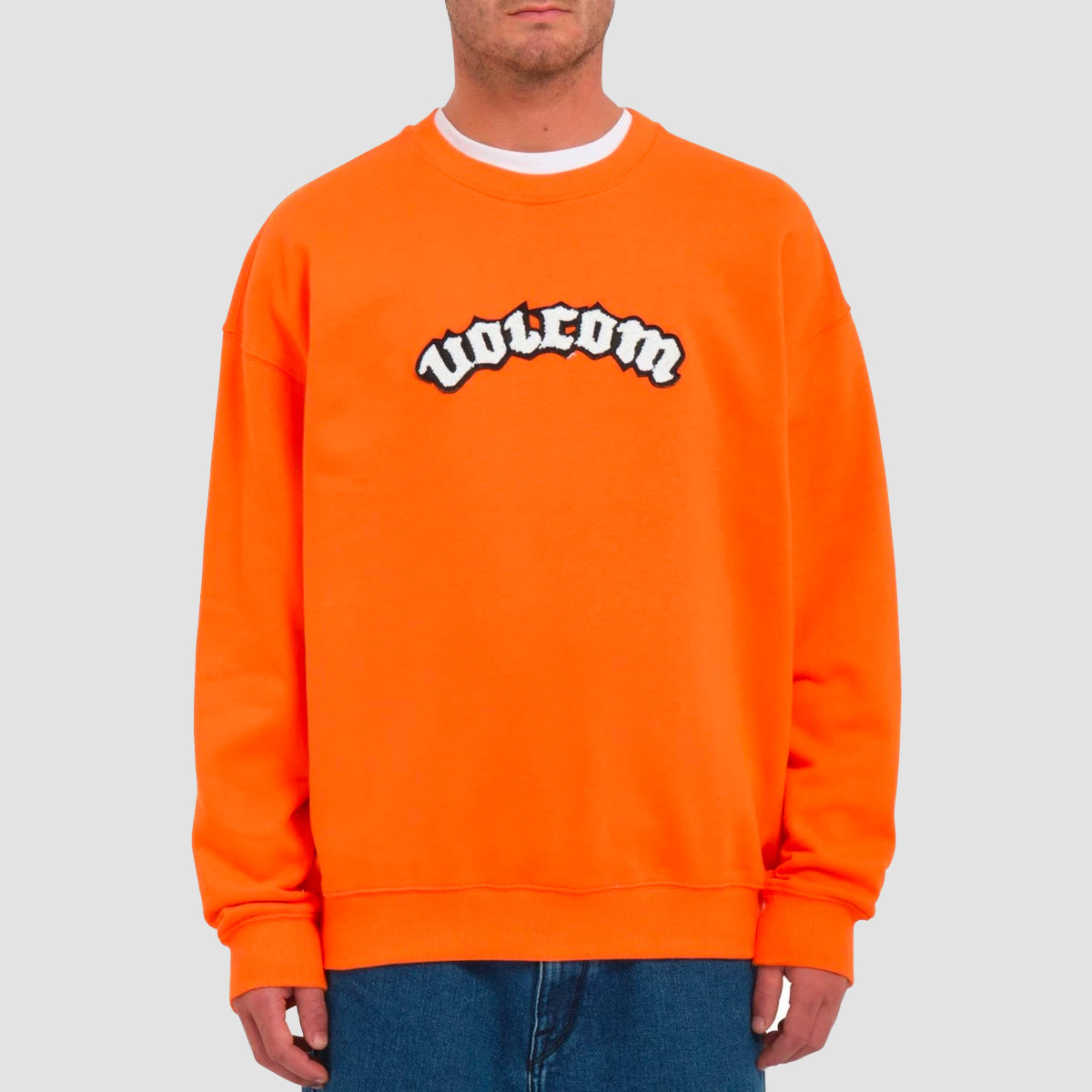 Volcom Obtic Play The Game Crew Sweat Carrot