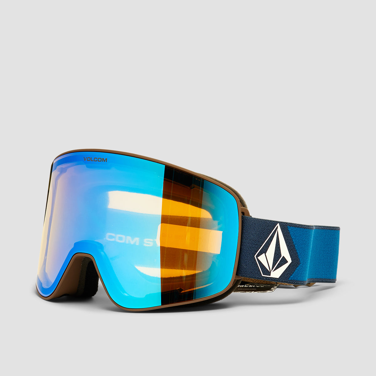 Volcom Odyssey Snow Goggles Navy Cobalt/Ice Chrome + Bonus Lens Dark Grey