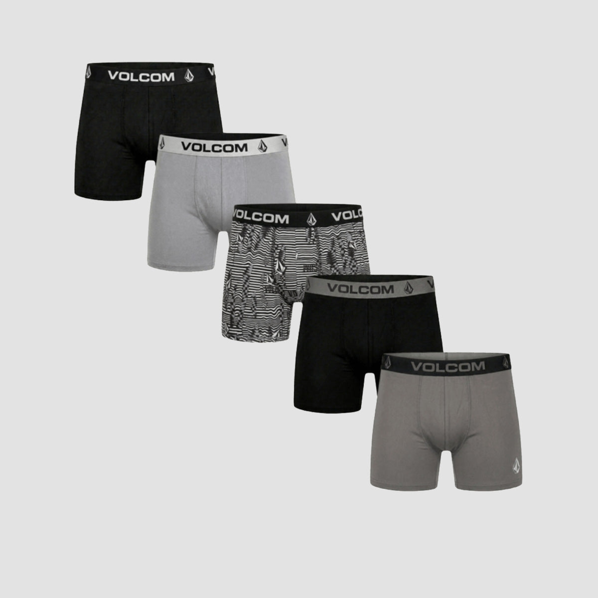 Volcom Performance Boxer Briefs 5 Pack Mix BK