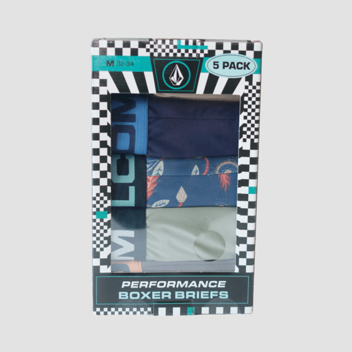 Volcom Performance Boxer Briefs 5 Pack Mix TN