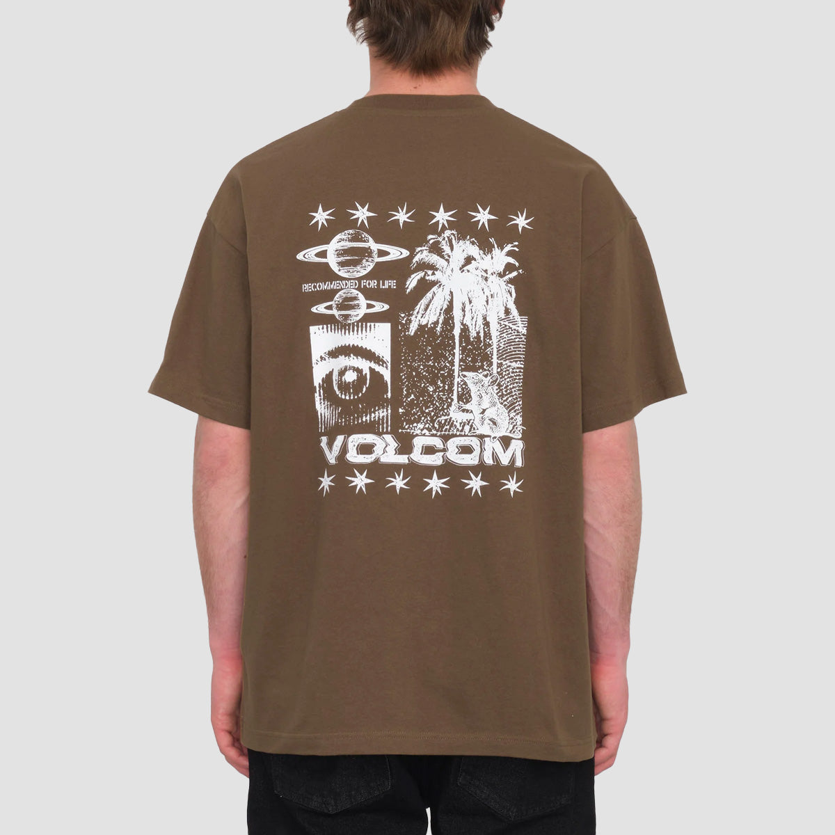 Volcom Primed LSE T-Shirt Dark Earth