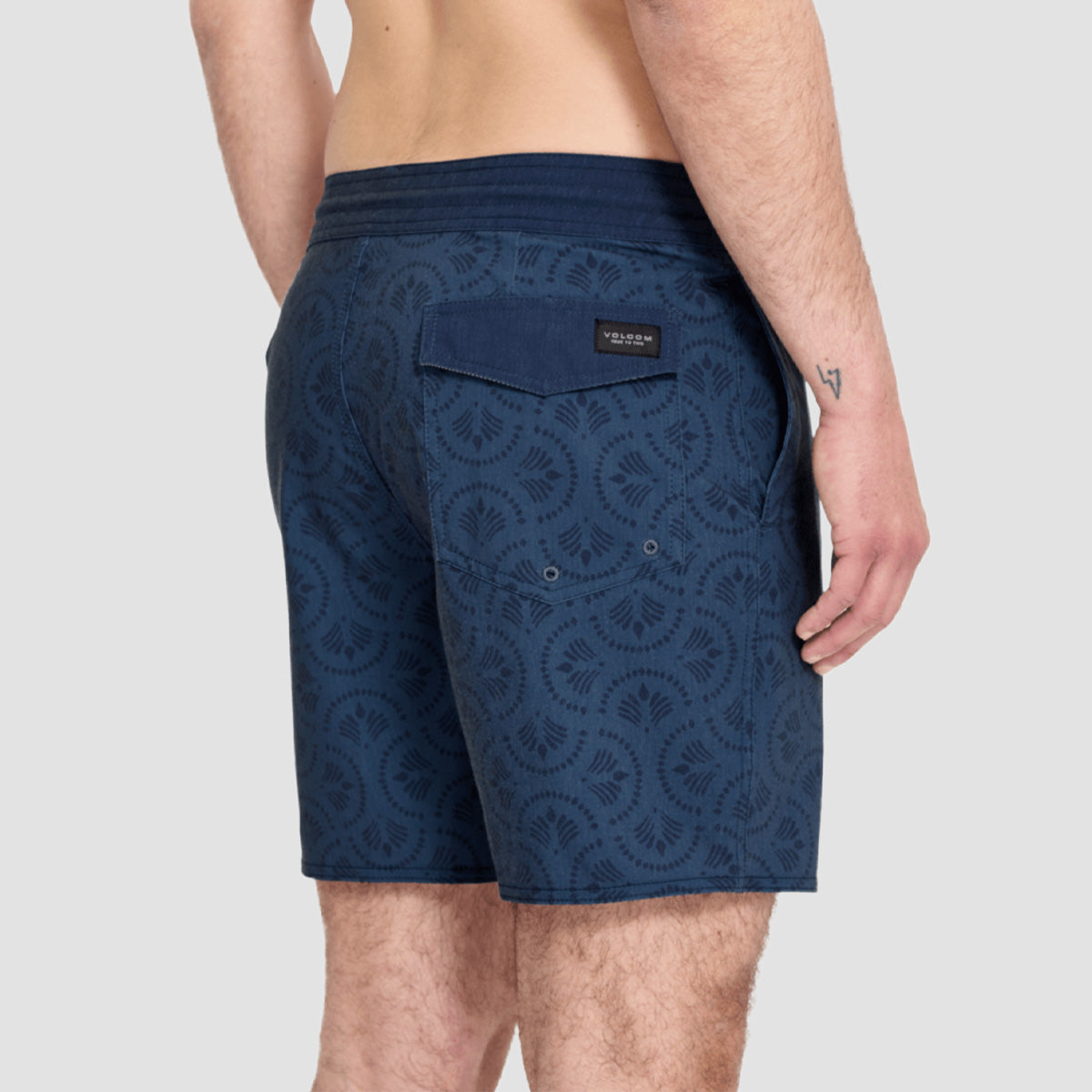Volcom Psych Cotton Stoney 17" Boardshorts  Midnight Blue