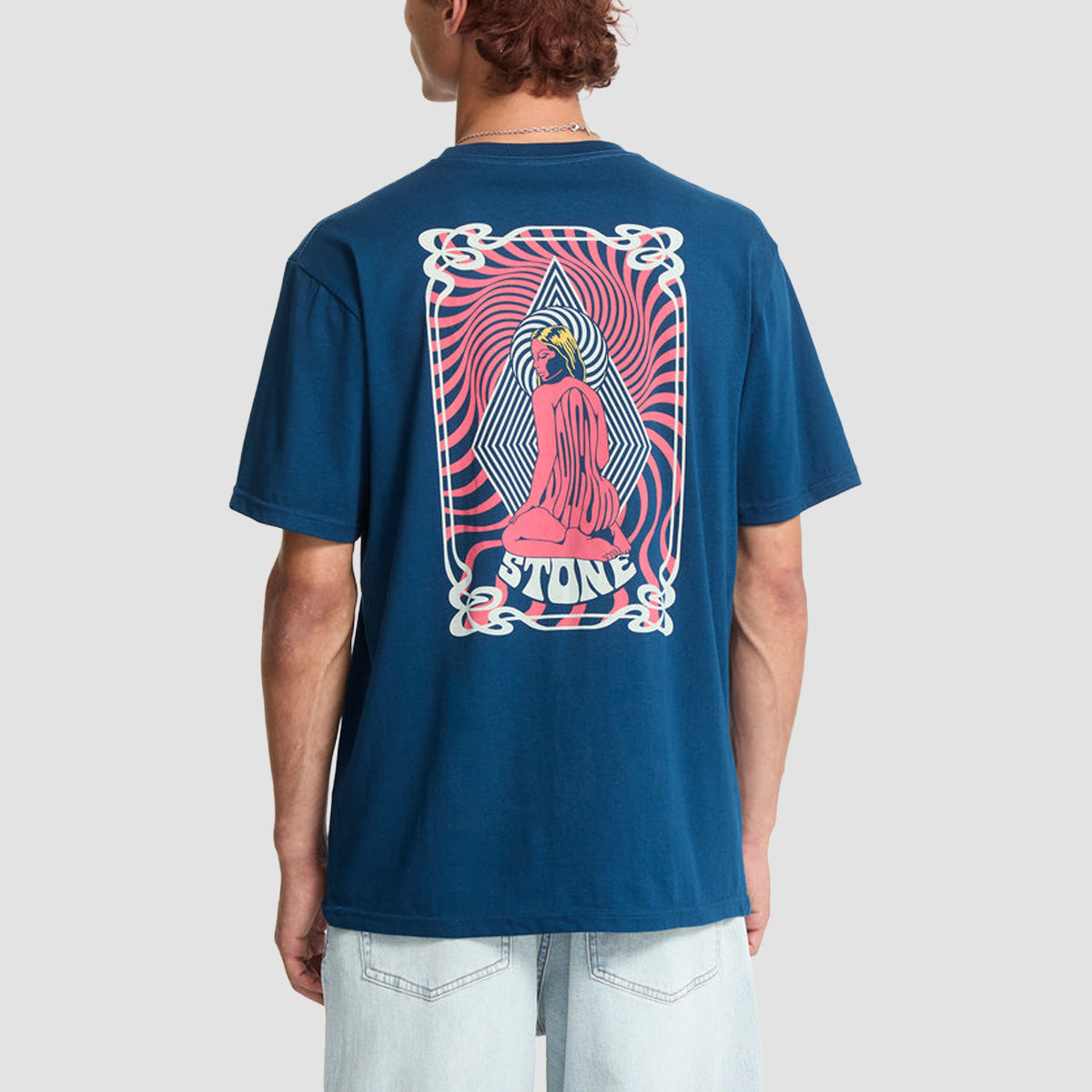 Volcom Psychback T-Shirt Cosmic Blue