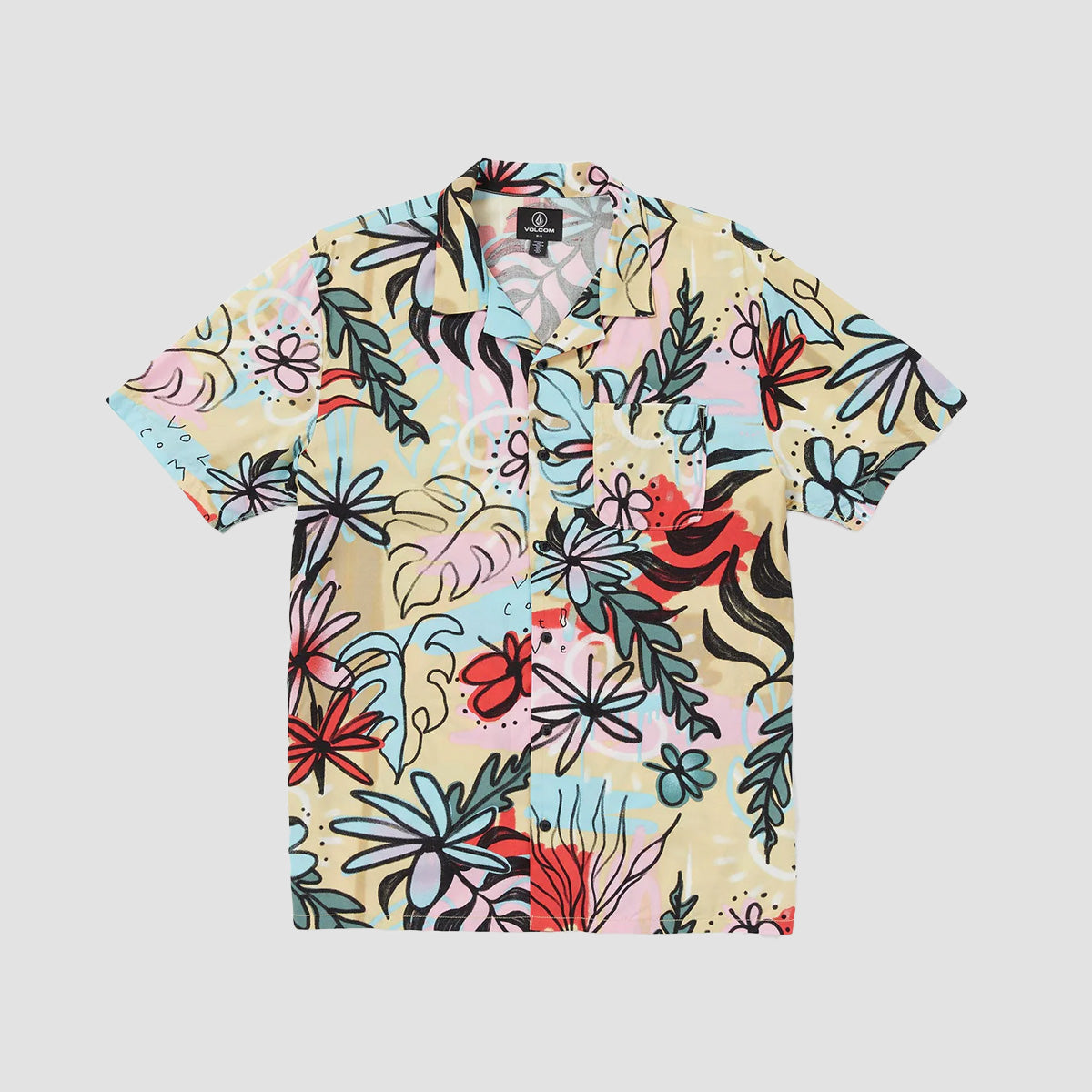 Volcom Purestone Short Sleeve Shirt Fog