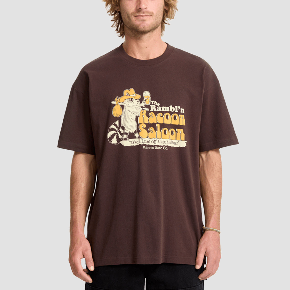 Volcom Racoon Lse T-Shirt Cacao