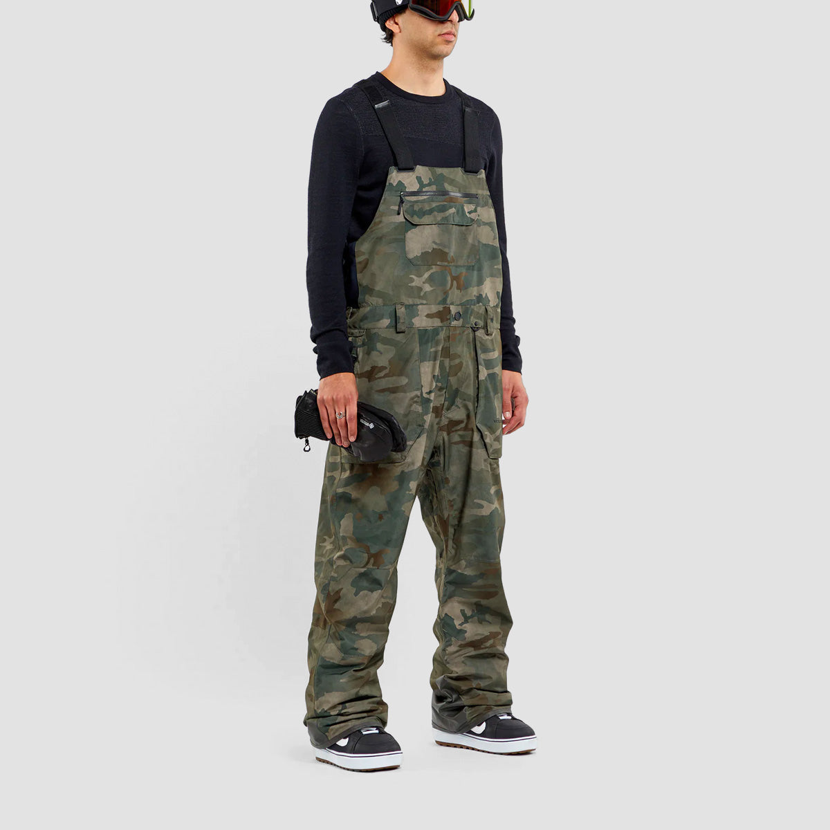 Volcom Rain Gore-Tex Bib Snow Pants Cloudwash Camo