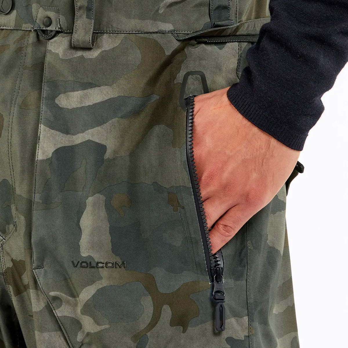 Volcom Rain Gore-Tex Bib Snow Pants Cloudwash Camo