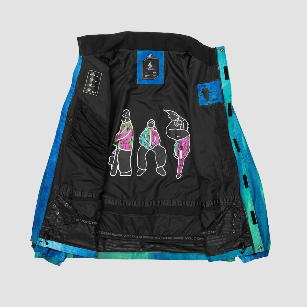 Volcom Ravraah 10K Snow Jacket Celestial Blue