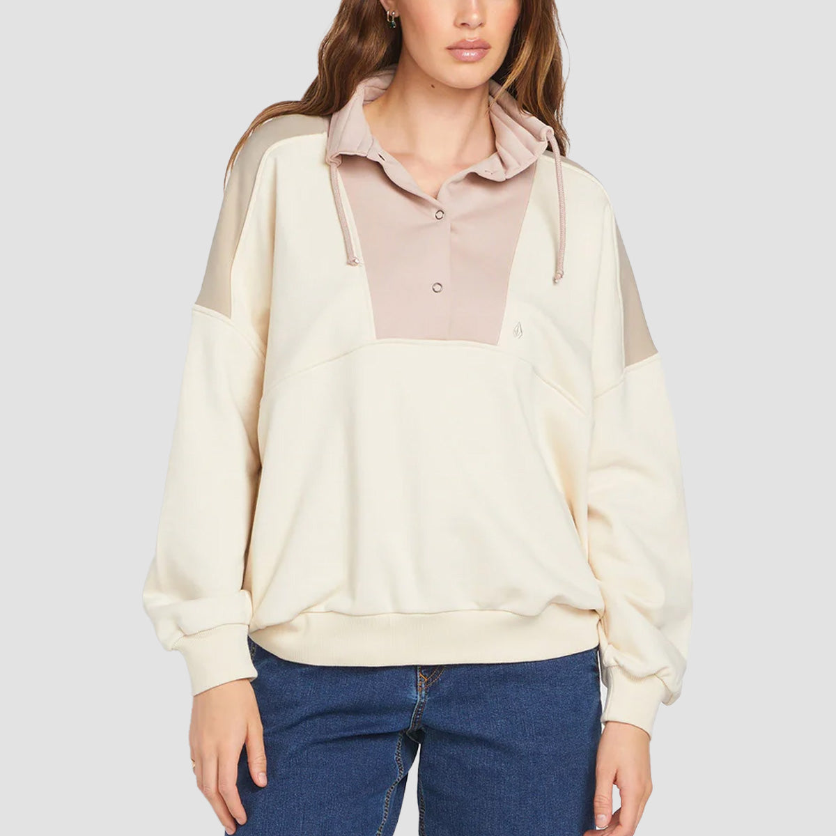 Volcom Reetrostone Sweatshirt Cloud - Womens