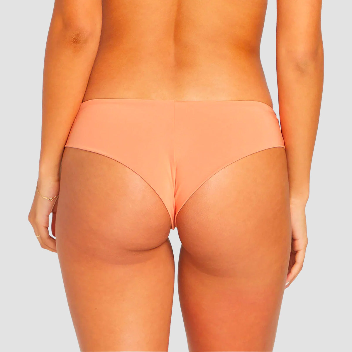 Volcom Simply Seamless Cheekini Bikini Bottom Papaya - Womens