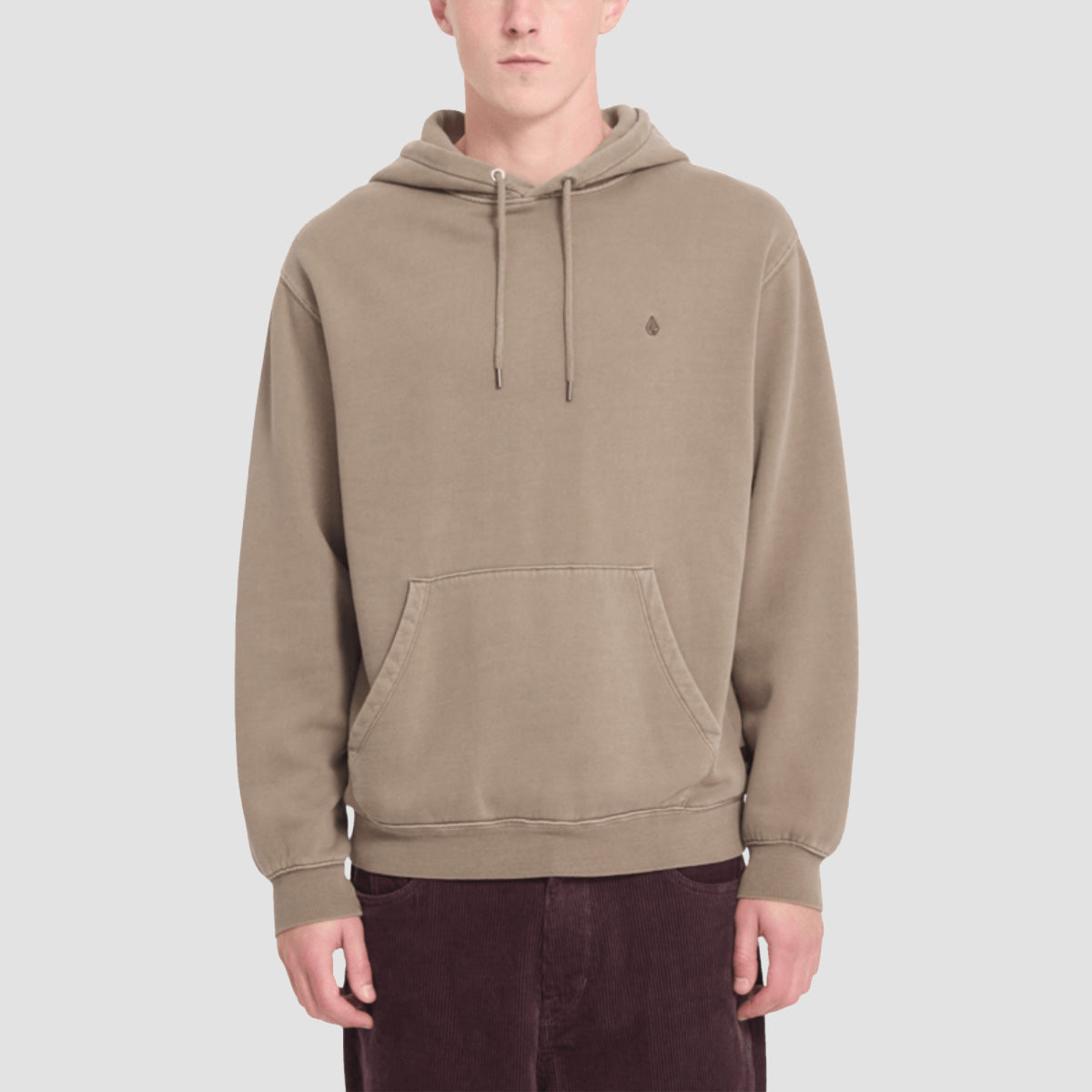 Volcom Single Stone Pw Pullover Hoodie Earth