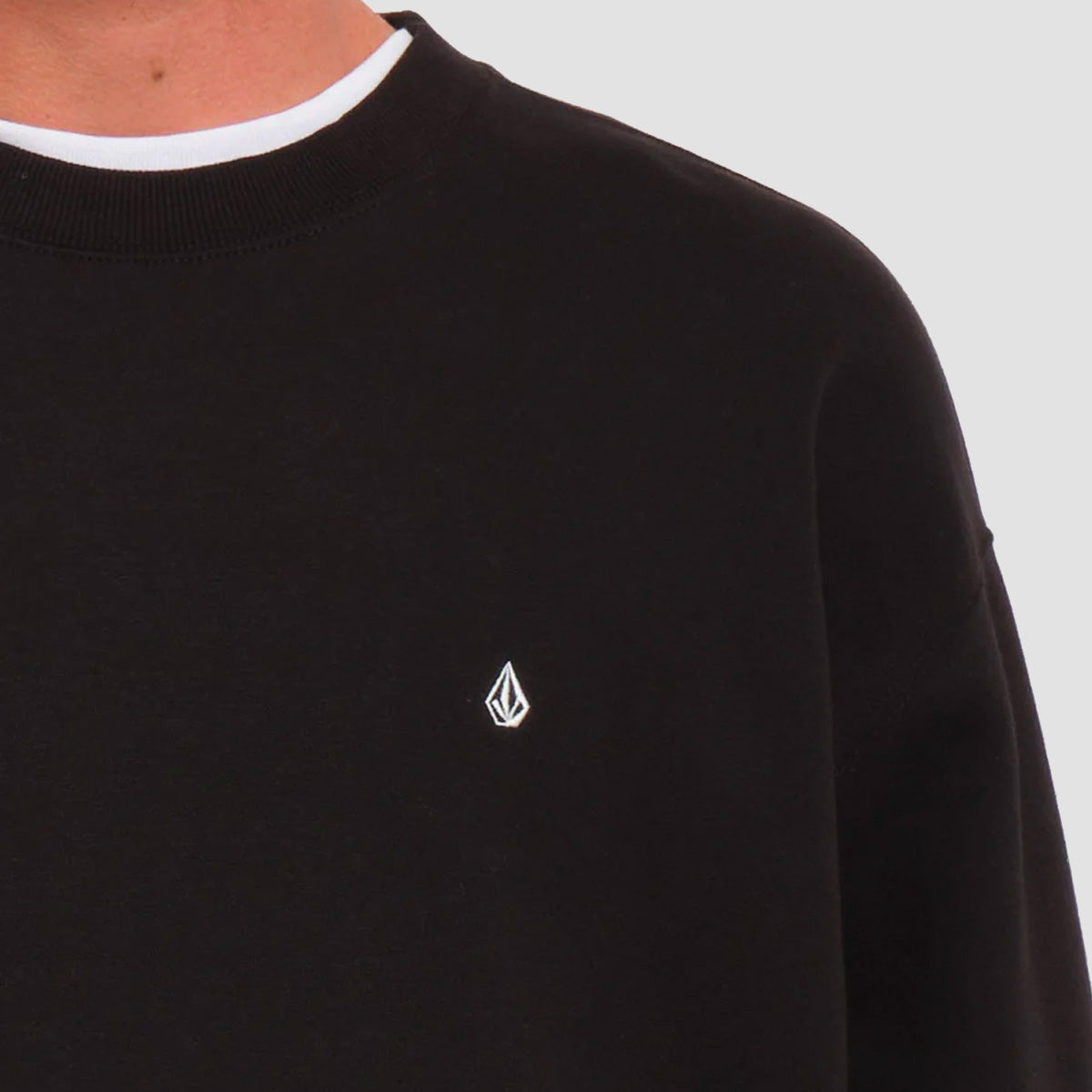 Volcom Single Stone We'll Speak To You Crew Sweat Black