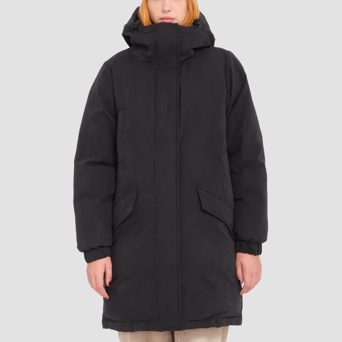 Volcom Sleepi Puff Up Parka Jacket Black - Womens