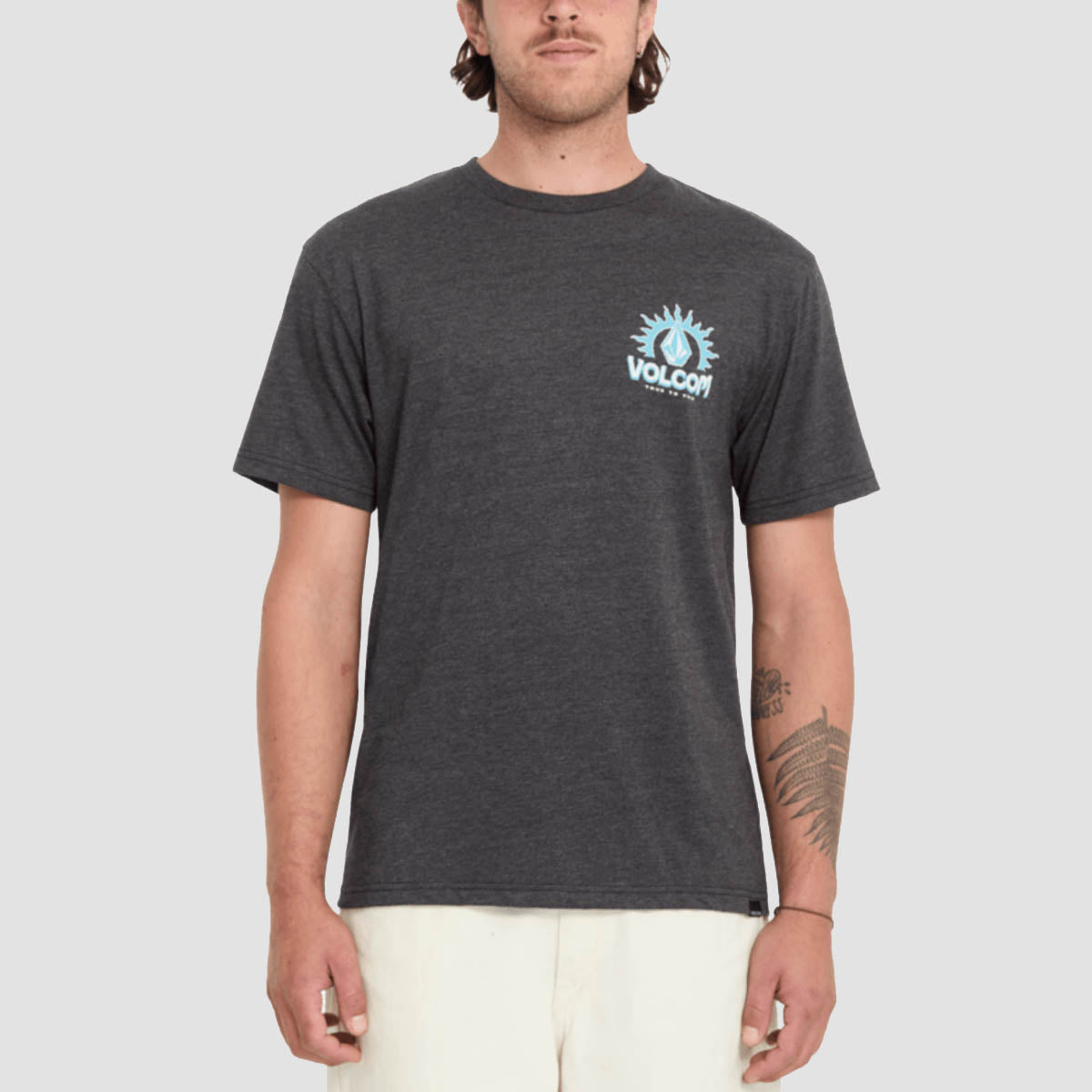Volcom Solstice T-Shirt Heather Black