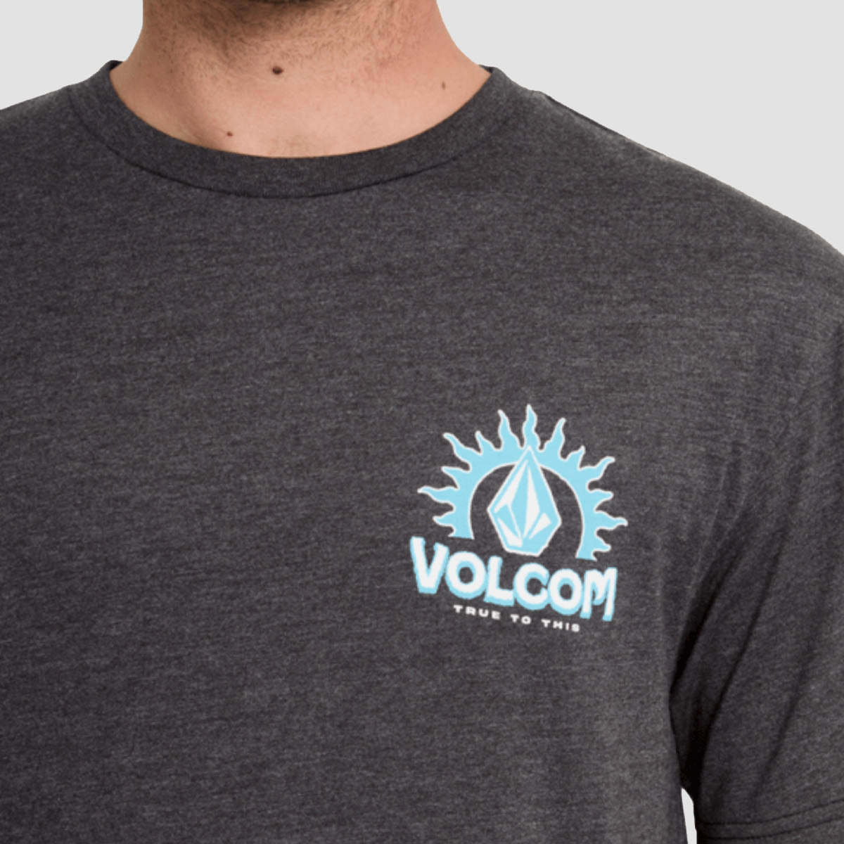Volcom Solstice T-Shirt Heather Black