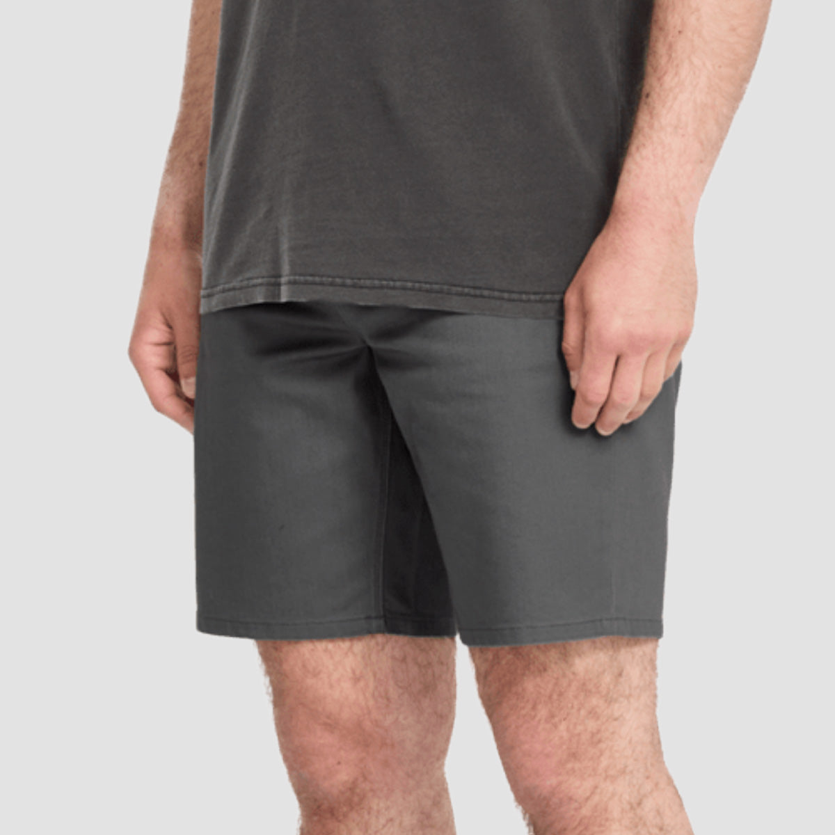 Volcom Solver 5 Pocket 19" Twill Shorts Dusk Grey