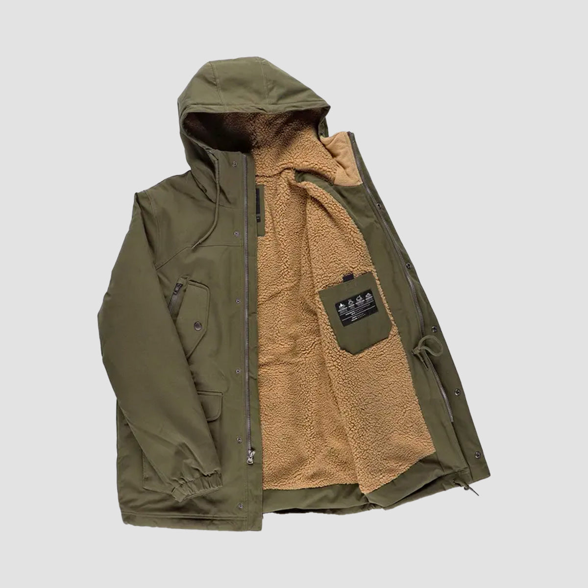 Volcom Starget 5K Parka Jacket Military