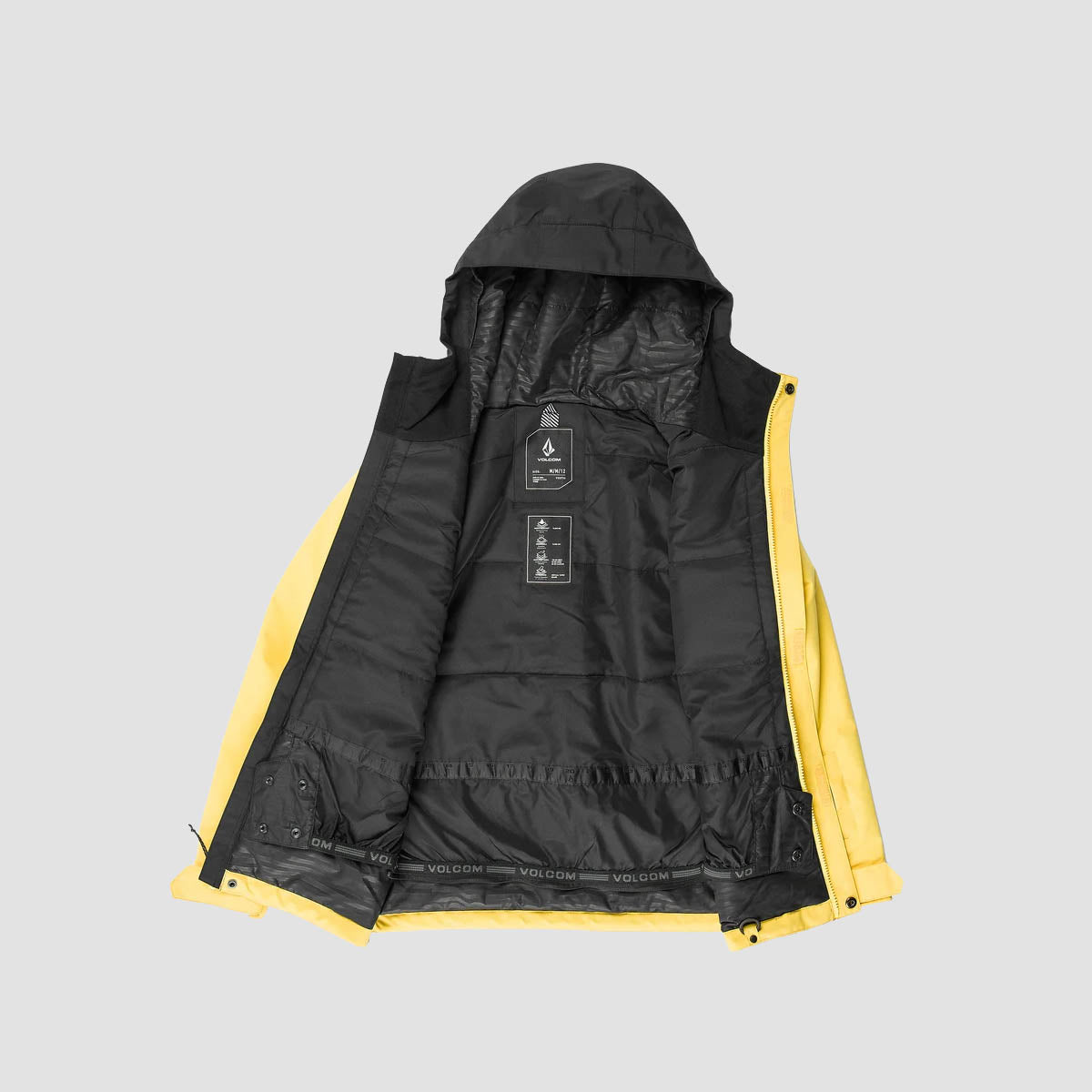 Volcom Stone.91 Ins Snow Jacket Dark Yellow - Kids