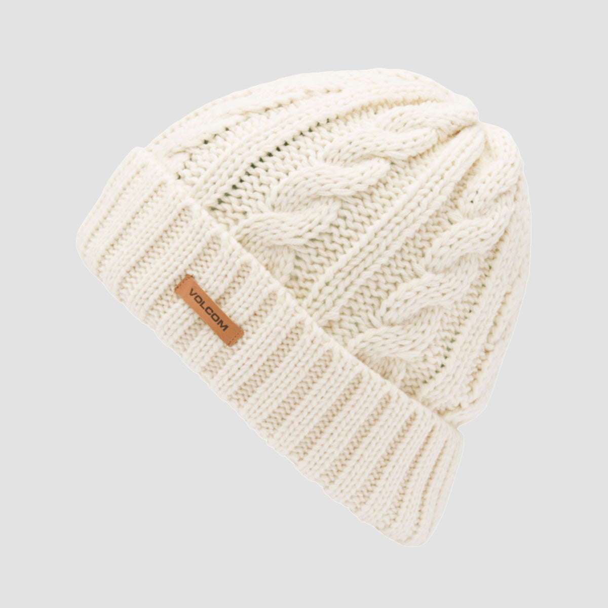 Volcom Stone Knit Beanie Bone - Womens